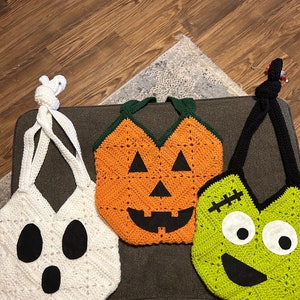 Bolsa de ganchillo de Halloween