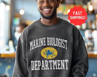 Marine Biology Sweatshirt, Ocean Conservation Tee, Unisex Oceanography Trendy Shirt, Gift For Biologist