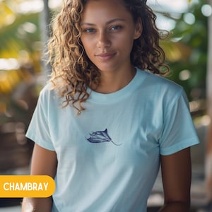 Manta Ray Shirt Comfort Colors Eco-Friendly, Environmentalist Ocean Conservation Marine Biology Gift, Marine Life Supporters Whale Watchers