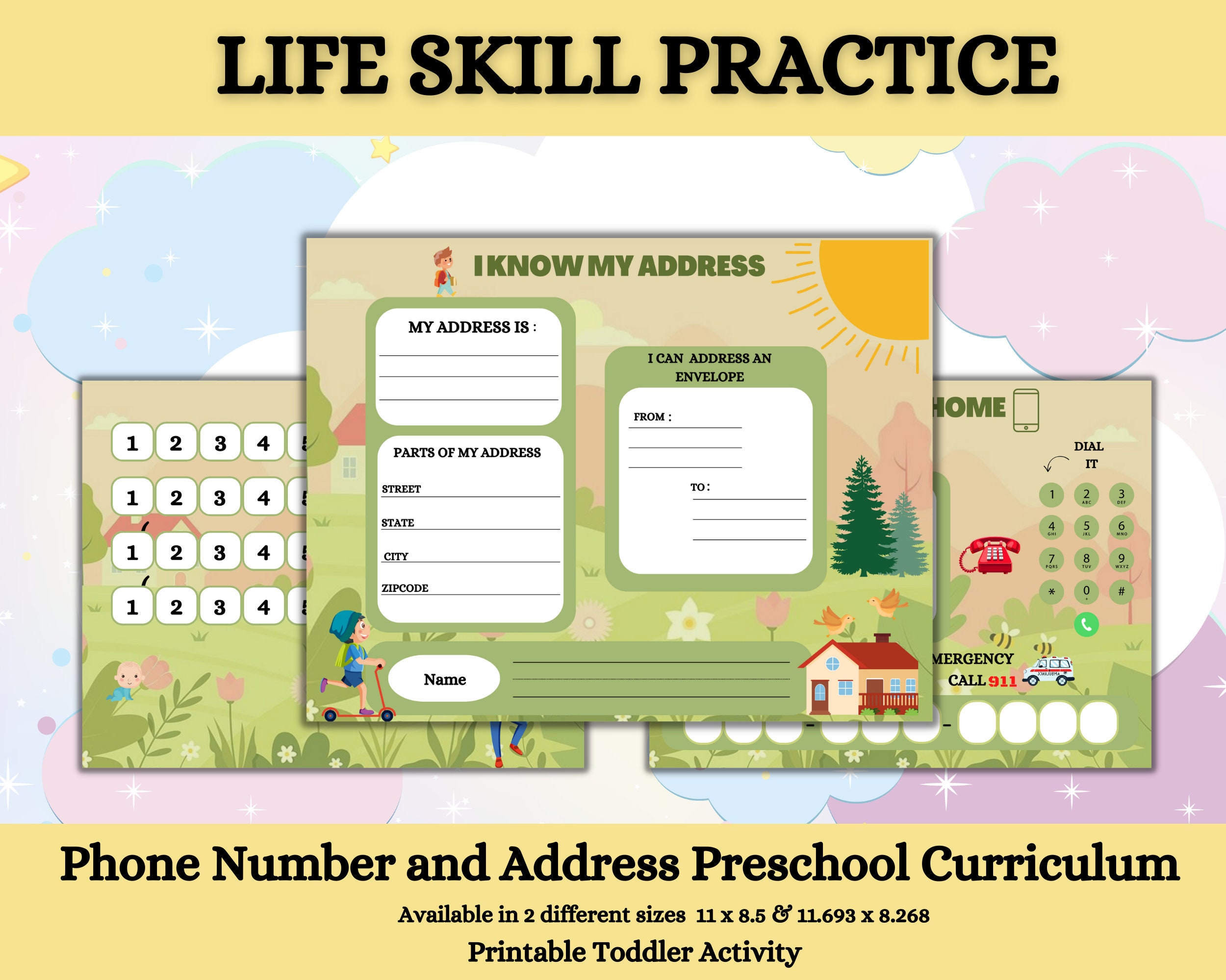 Preschool Curriculum Printable for Homeschool Printable Preschool ...