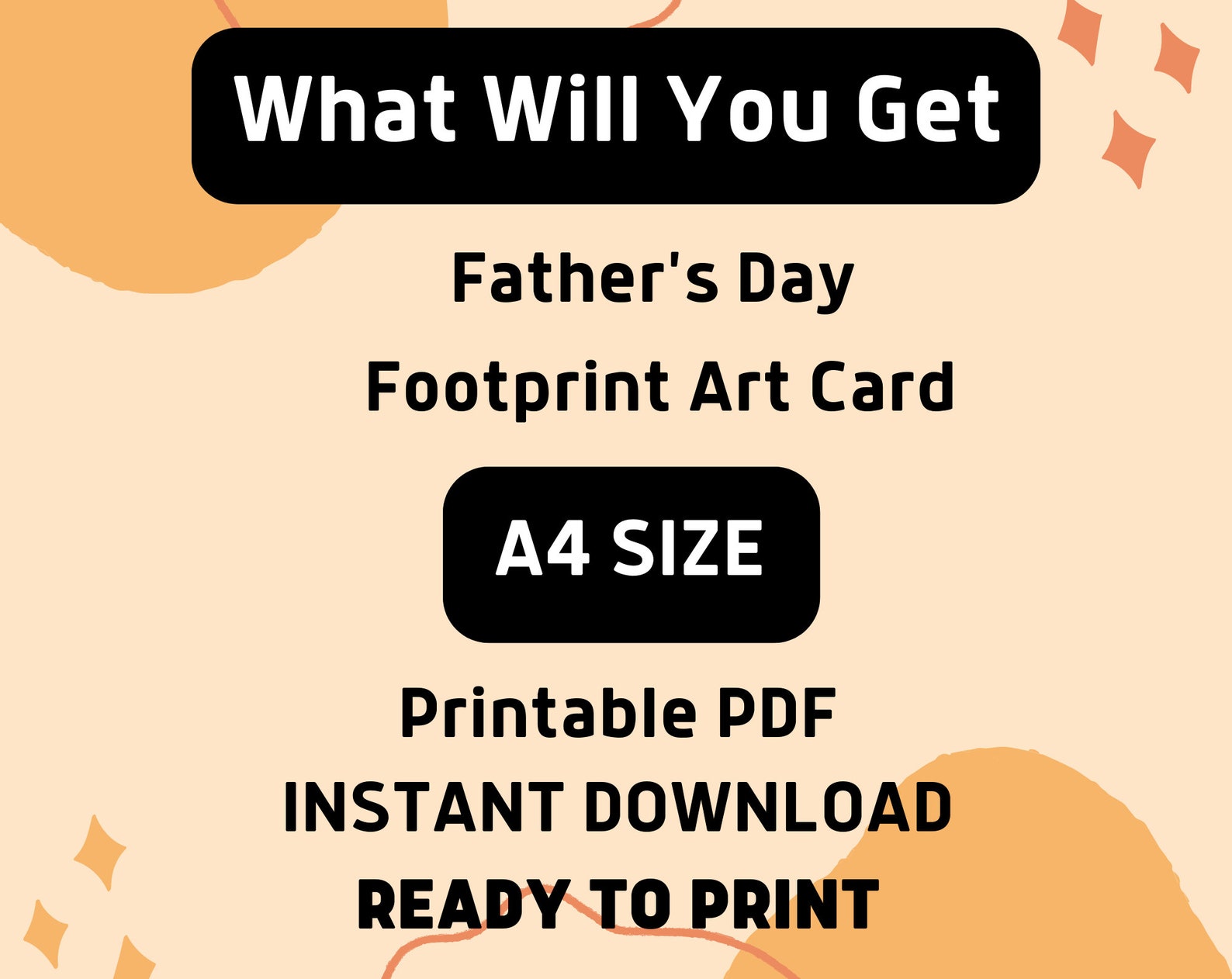 Father's Day Printable FOOTPRINT ART Crafts for Pre-k - Etsy