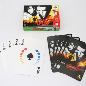Cartas de baralho inspiradas em GoldenEye 007 N64