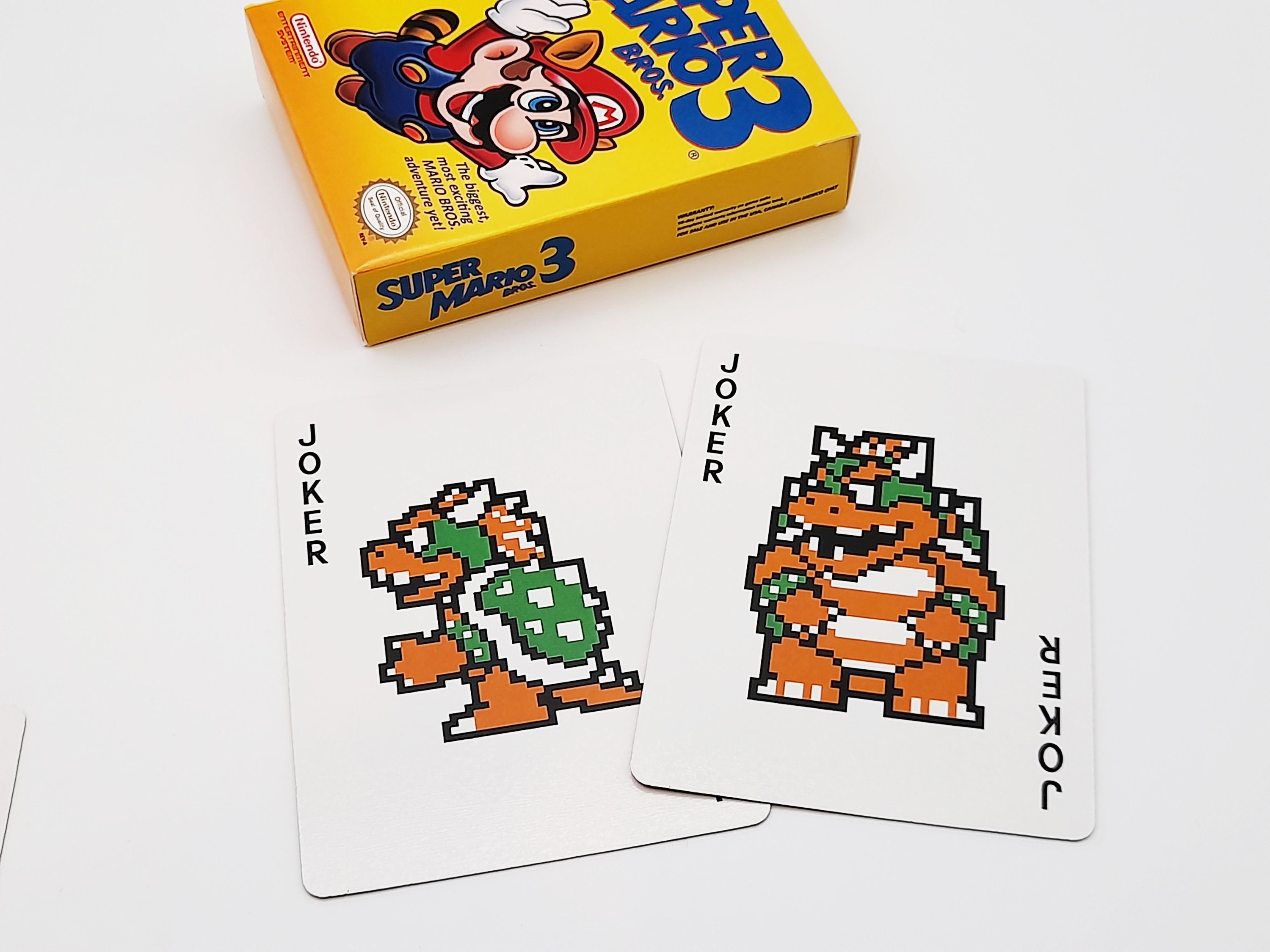 スーパーマリオ3にインスパイアされたトランプ - Etsy 日本