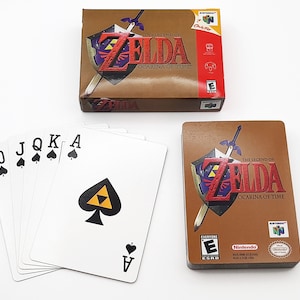 Op Zelda - Ocarina of Time geïnspireerde speelkaarten
