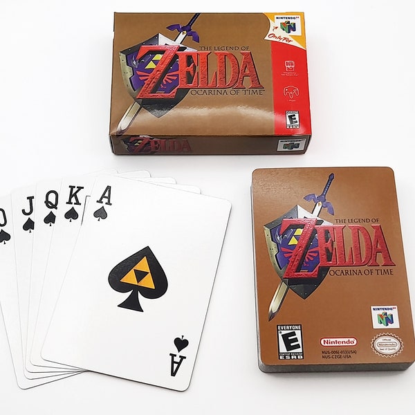 Zelda - Ocarina of Time inspired Playing Cards