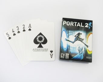 Portal 2 inspired Playing Cards
