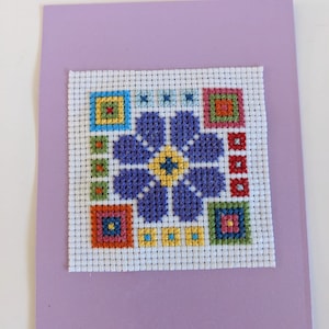 Cousu à la main, Carte de voeux pour toutes les occasions, Design non répétitif, Une pièce seulement