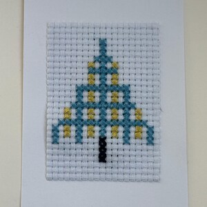 Cousu à la main, Carte de voeux pour toutes les occasions, Design non répétitif, Une pièce seulement