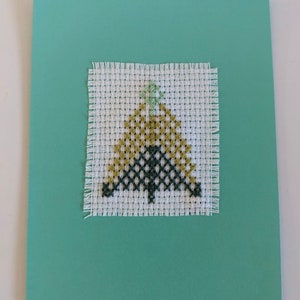 Cousu à la main, Carte de voeux pour toutes les occasions, Design non répétitif, Une pièce seulement