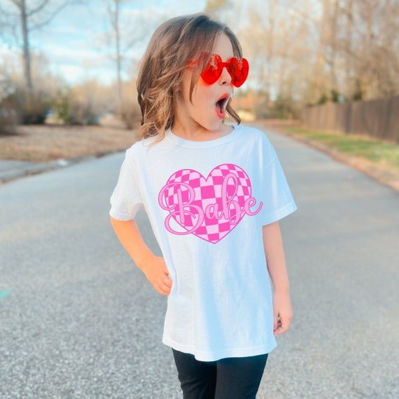 Kids Checkerboard Heart Tee Kids Checkerboard Heart Tee
