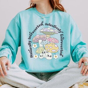 Naturally Introverted Sweatshirt Socially Awkward Sweatshirt Social Anxiety Sweatshirt Anti Social Shirt Autism Sweatshirt Neuro divergent
