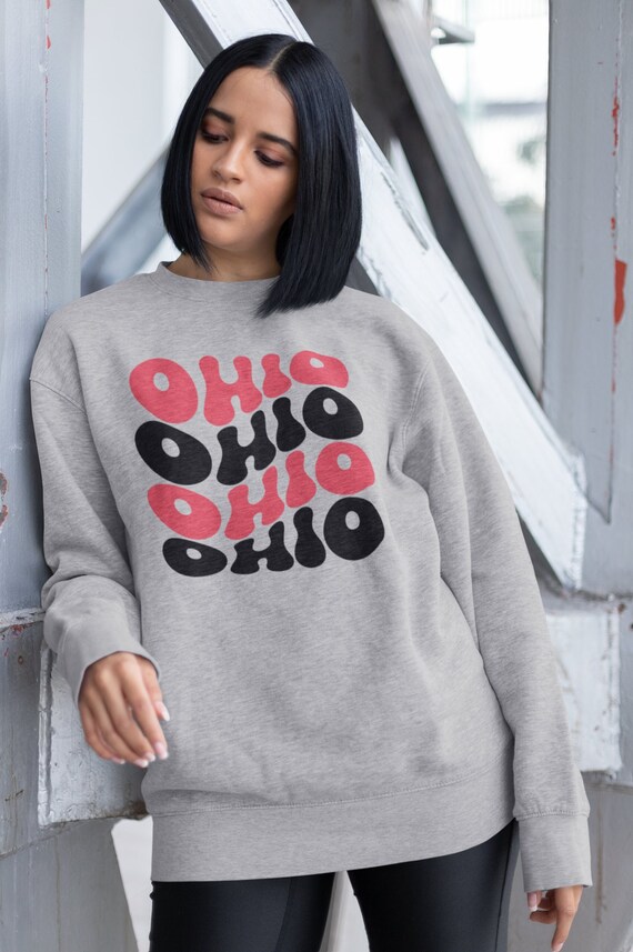 Ohio state crewneck sweatshirt best sale womens