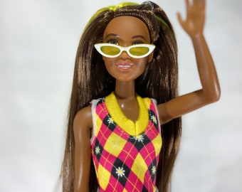 OOAK Custom Barbie w/ Yellow & Brown Hair