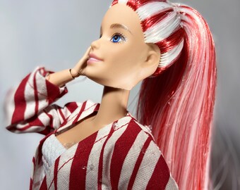 OOAK Custom Barbie Doll- “Candy Cane #2”