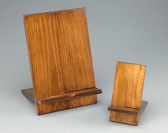 Craft Your Tech Oasis: DIY Wood Tablet/Phone Stand Plan! Transform Wood into Tech Elegance. Unleash Your Creativity Now!  Plans & Guide Only