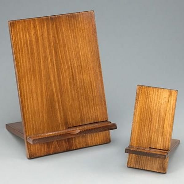 Craft Your Tech Oasis: DIY Wood Tablet/Phone Stand Plan! Transform Wood into Tech Elegance. Unleash Your Creativity Now!