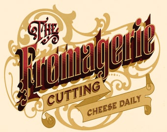 The "Fromagerie" PIY (Print It Yourself) Digital Downloadable File-All Common Sizes Included