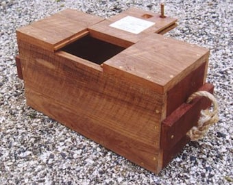 Craft History at Home! Build Your 19th Century British Ammo Box Replica. Perfect decor piece! Store kindling in style on your hearth.