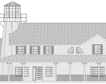 Not-So-Tiny House Study Plans/Prints