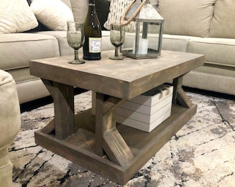 Reshape Your Space: Modern Farmhouse Coffee Table, DIY Elegance for as low as 60 dollars! Grab Essential Plans and Lists Now!"