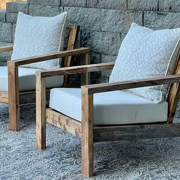 Transform Your Outdoor Space: Build Your Own Stylish Wood Patio Chair with Our Beginner-Friendly DIY Plan! Start Crafting Today!