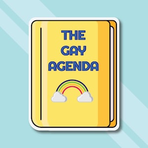 LGBTQ Agenda Sticker | LGBTQ Sticker |  Pride Sticker Decal | Vinyl Sticker