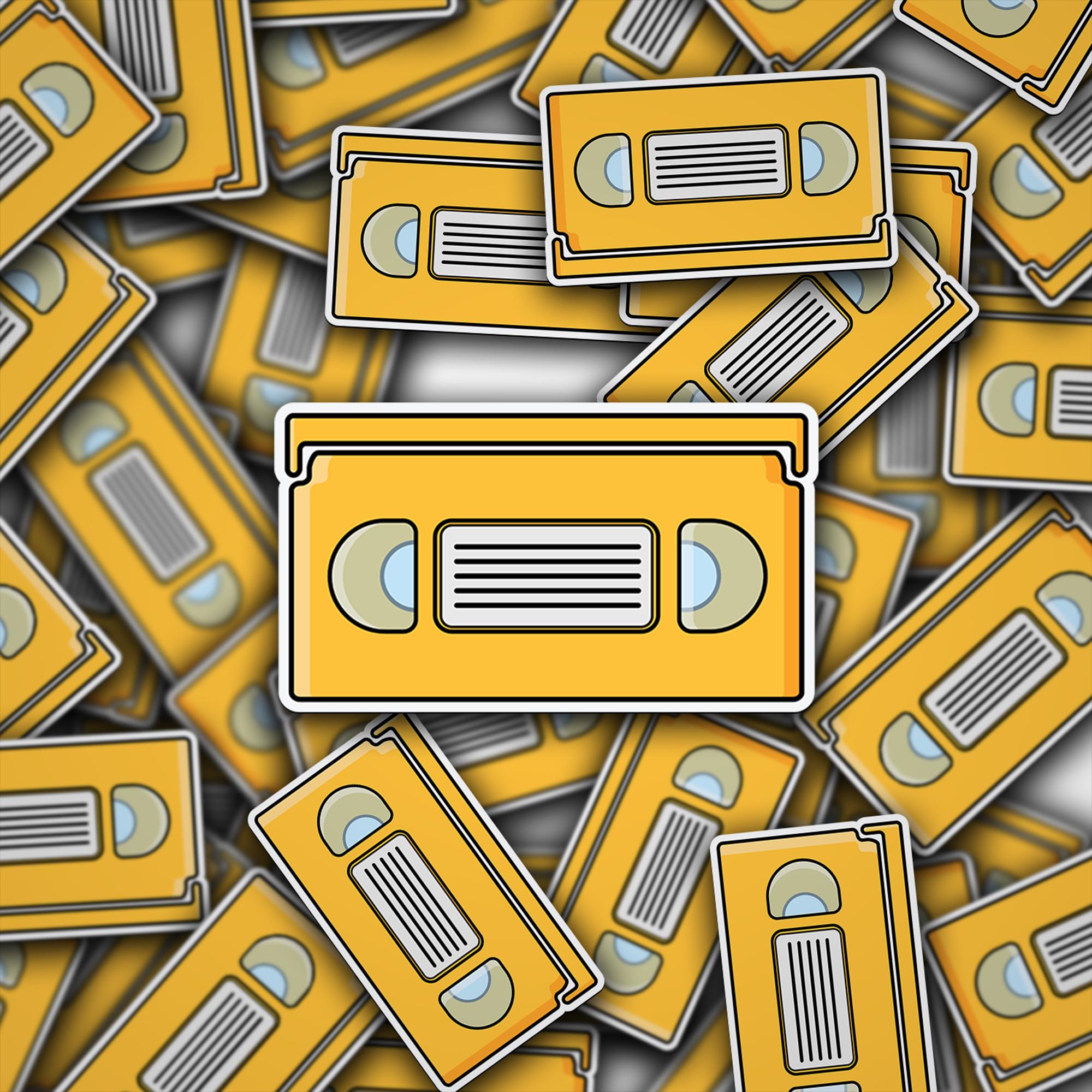 Vhs Sticker VHS Sticker | Retro Sticker Decal | Vinyl Sticker | Handmade Sticker ...
