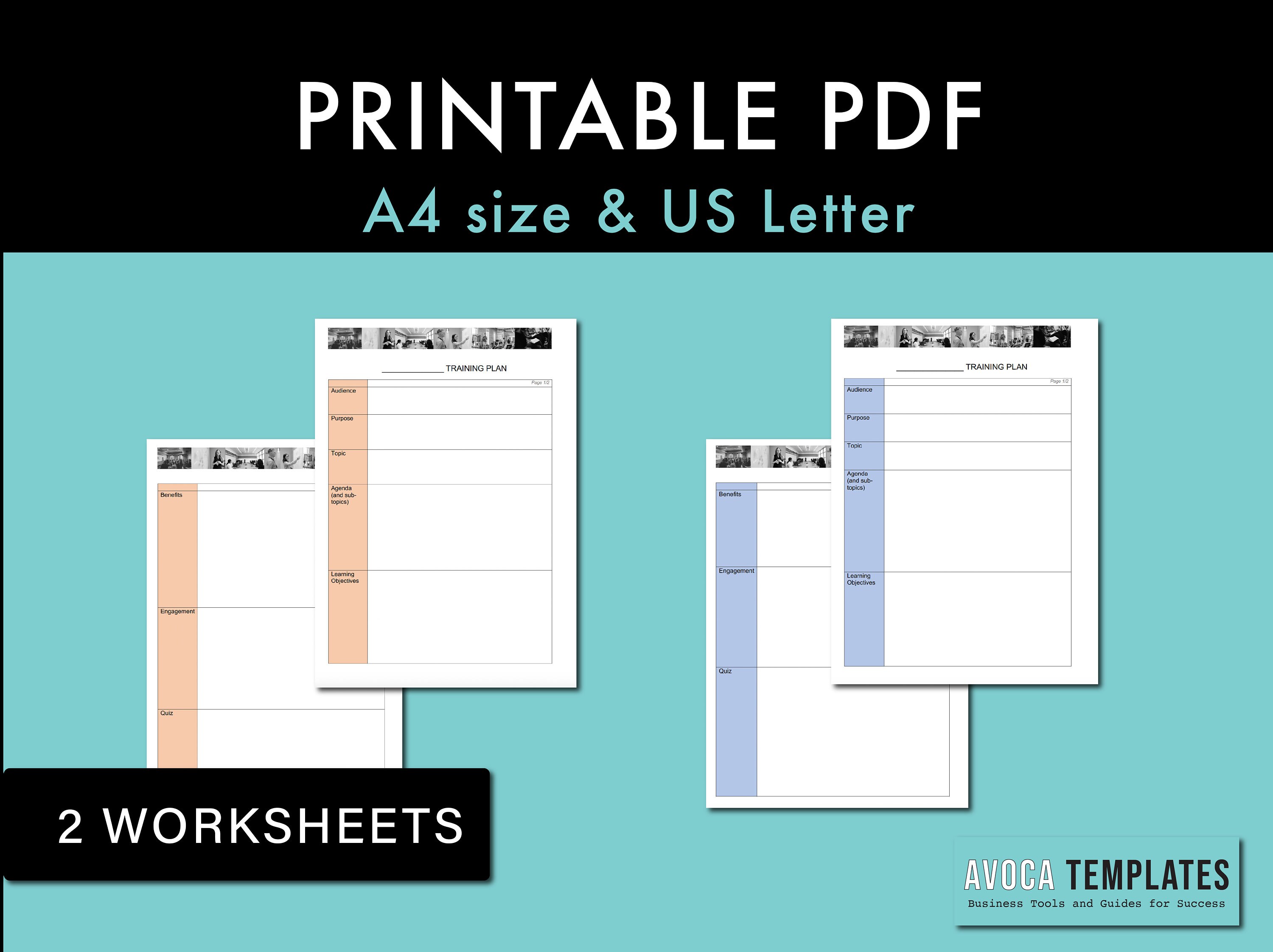 Guide to Developing a Corporate Training Plan. Professional Template ...