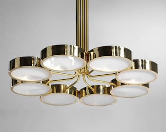 イタリア スプートニク 真鍮 シャンデリア アンティーク ミッドセンチュリー イタリア スプートニク 真鍮 シャンデリア アンティーク ミッド