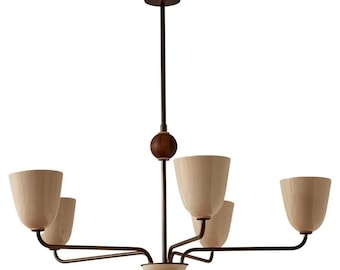 スプートニクシャンデリア：ミッドセンチュリーイタリア製真鍮製