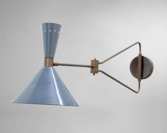 イタリア製ミッドセンチュリーのスティルノヴォ社製4アーム真鍮