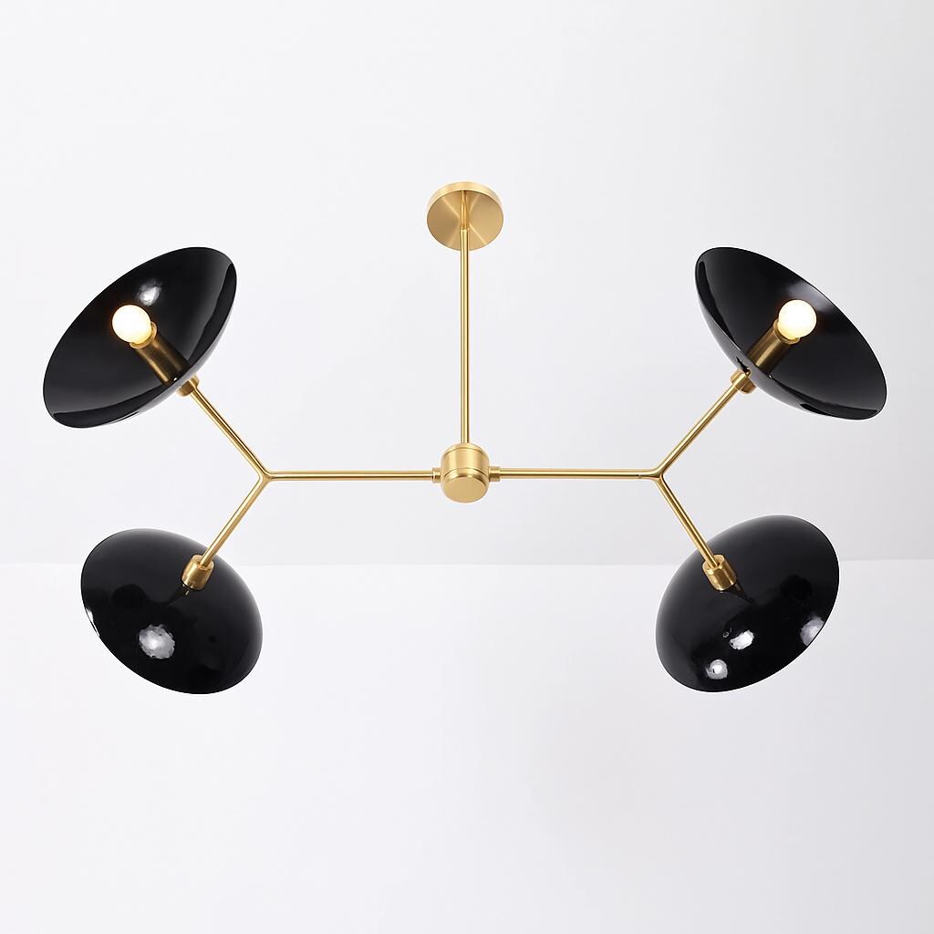 ミッドセンチュリー スティルノボ シャンデリア アンティーク イタリア 真鍮 ミッドセンチュリー スティルノボ シャンデリア アンティーク イタリア