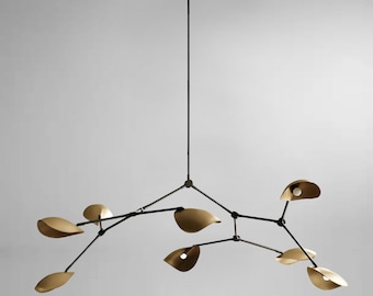 イタリア製ミッドセンチュリーのスティルノヴォ社製4アーム真鍮