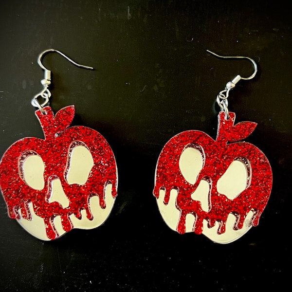 Earrings - Poison Apple Dangle