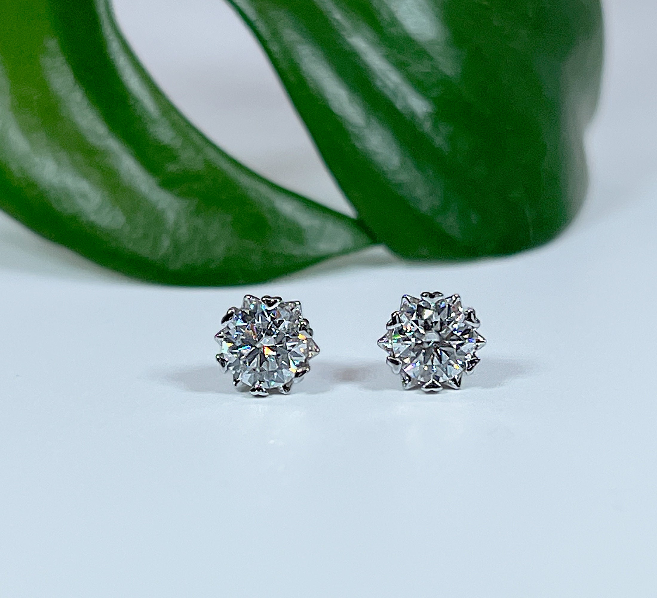 Lab Grown Diamond Stud Earrings, EF/VS Lab Diamond Wedding Earrings, Screw  Back/push Back Earrings, Stud Earrings for Women, Gifts for Her 