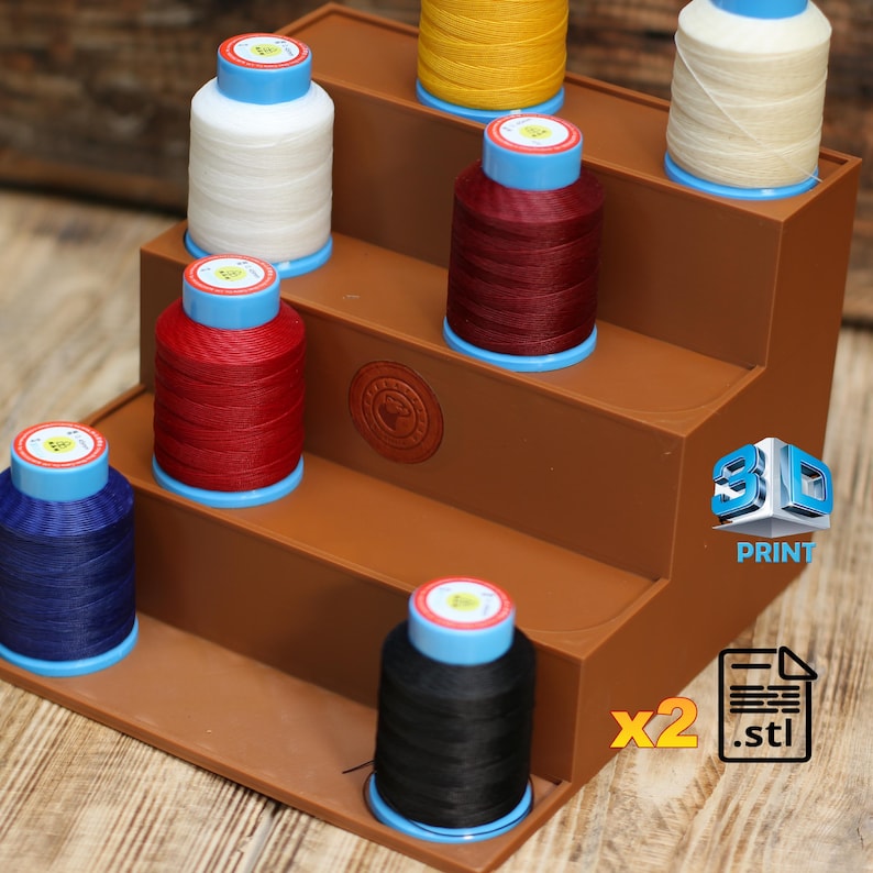 DIY Thread Rack Pattern STL for 3D Printing, 3D Model for Making Spool ...