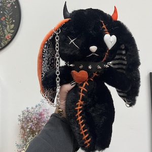 frankenbunnies • handmade • goth • punk • Halloween (customizable! Pick your colour)