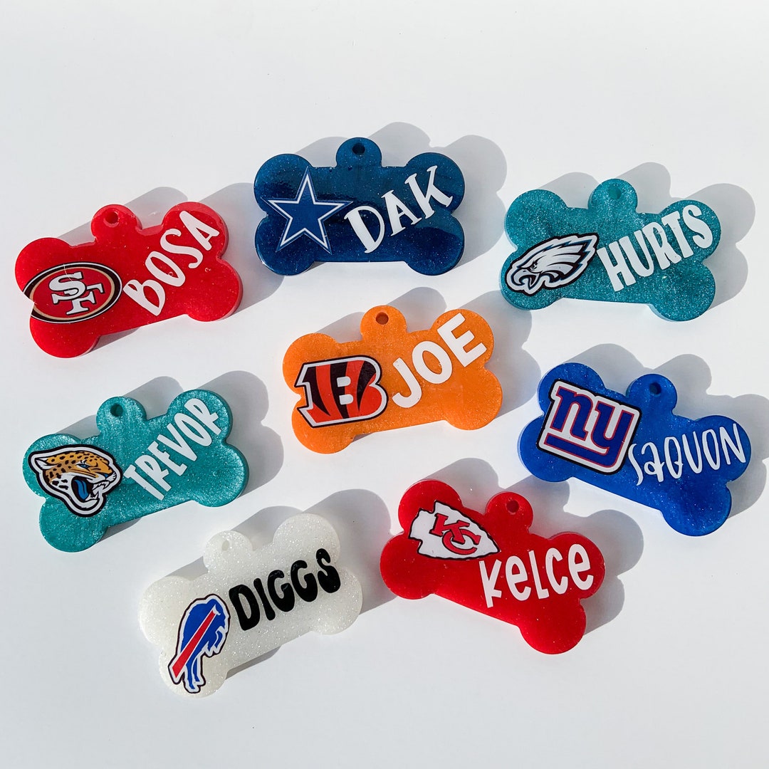 NFL Dog Tags Football Dog Tags Custom Dog Tags Etsy