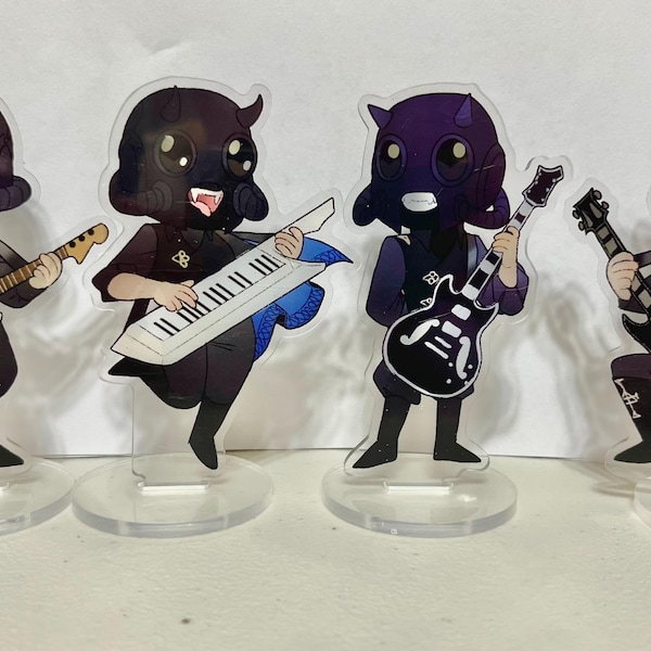 Unofficial Ghost Band Inspired Acrylic Standee