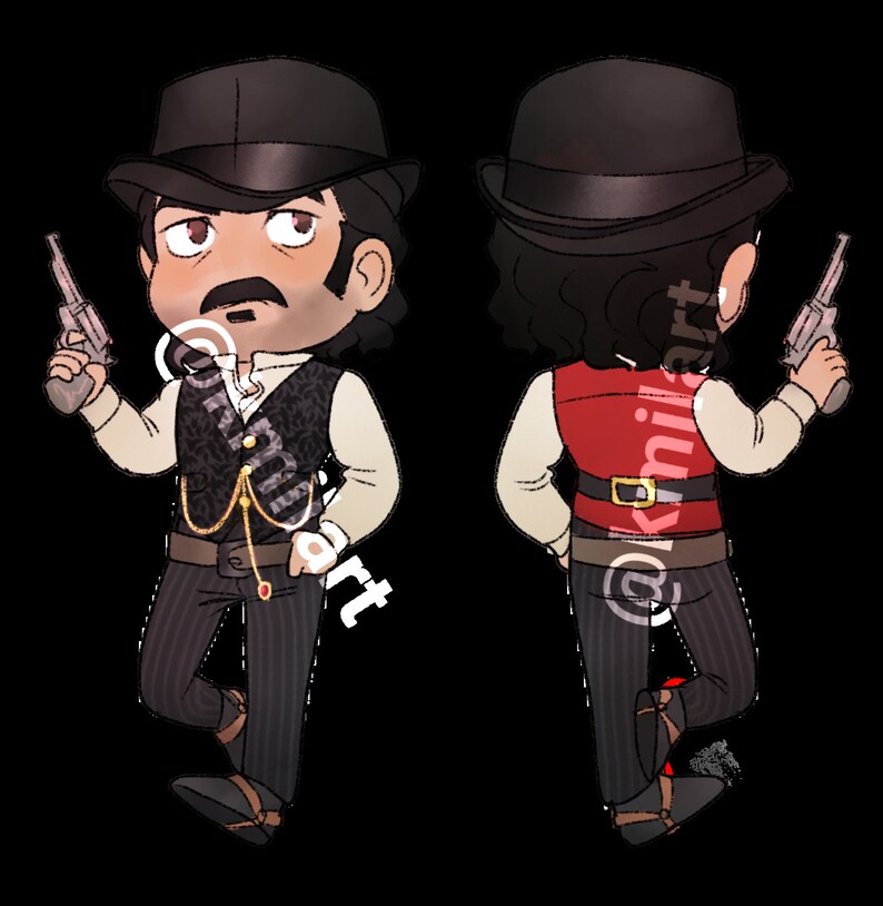 Arthur Morgan | Acrylic Keychain | Red Dead Redemption Inspired | RDR2 ...