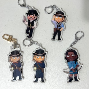 Arthur Morgan | Acrylic Keychain | Red Dead Redemption inspired | RDR2 |