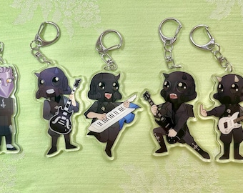 Llaveros acrílicos no oficiales de Ghost Band Ghoul