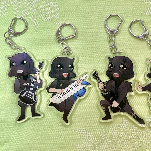 Unofficial Ghost Band Ghoul Acrylic Keychains