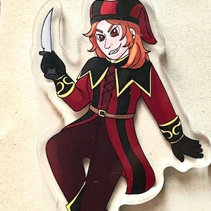 Skyrim inspired Cicero Acrylic Keychain