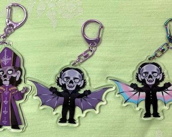 Unofficial Ghost Papa V Acrylic Keychain