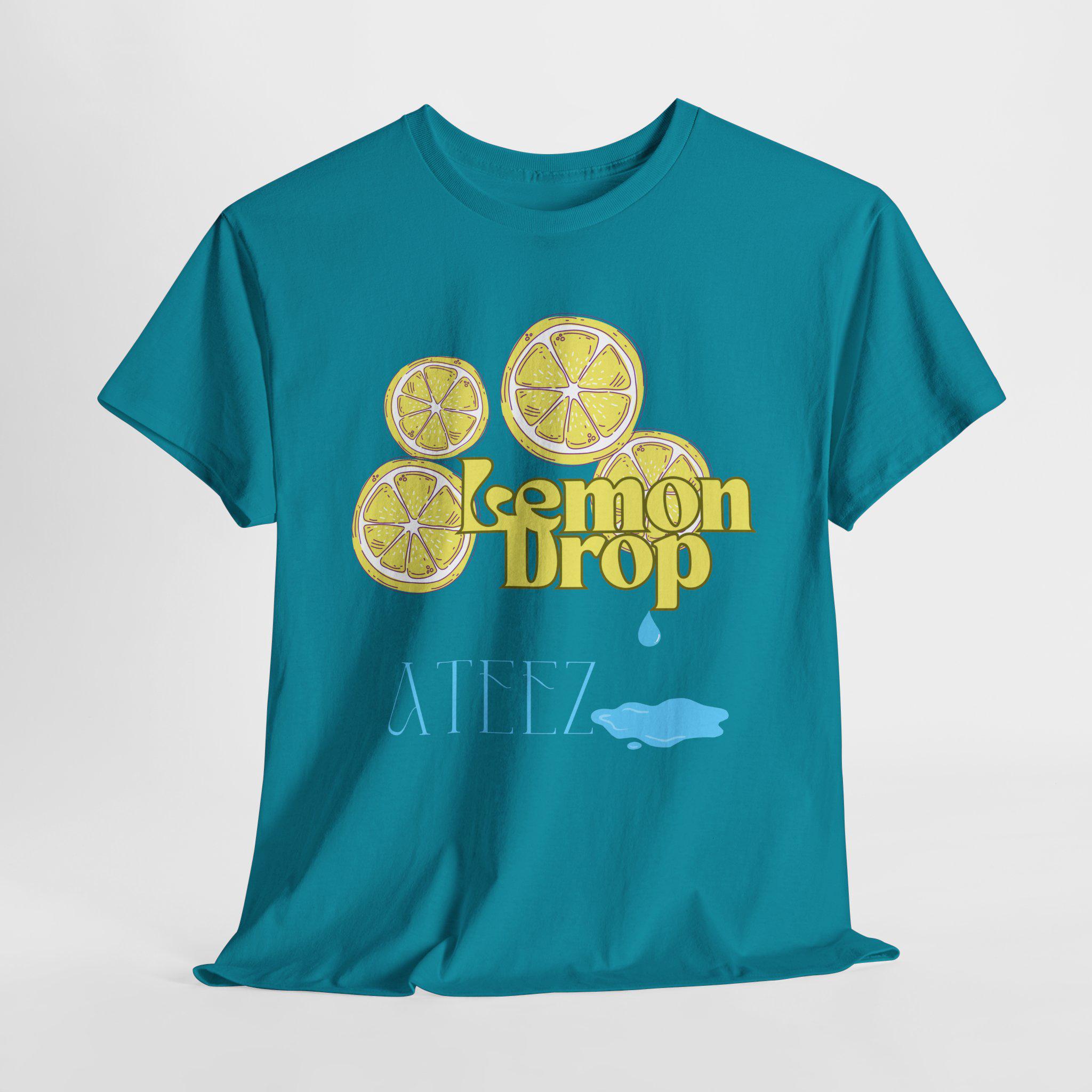 韓国限定 ATEEZ VANDYTHEPINK Lemon Drop Tシャツ ATEEZ X VANDYTHEPINK 'LEMON DROP' T-SHIRT & Hoodie – SEOUL