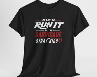 Stray Kids Run It World Tour Themed Shirt