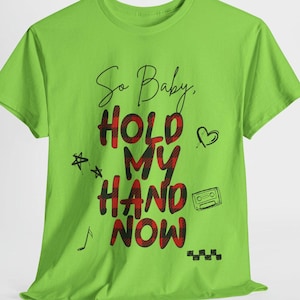 Han Jisung Hold My Hand Stray Kids Themed Concert Tee Shirt