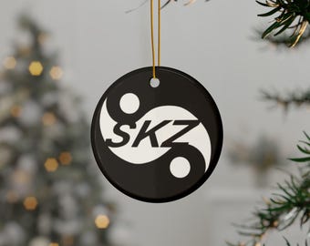 Stray Kids KARMA Yin-Yang SKZ Themed Christmas Ornament!