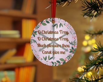 Community TV Show Tro Barnes O Christmas Troy Ornament